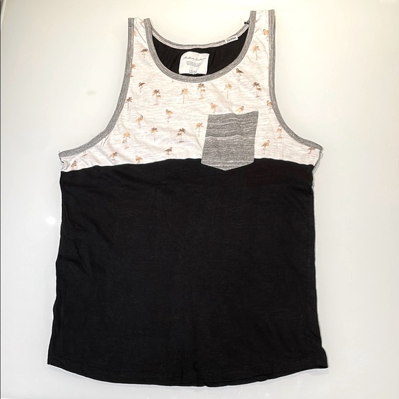 Tank Top with Palm Print - Picture 1 of 6